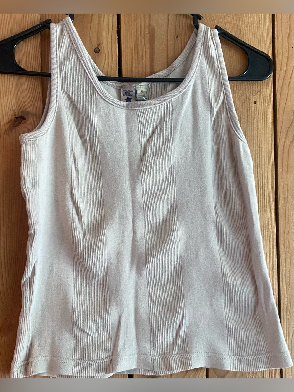American Eagle Outfitters Ribbed Scoop Tank Top - 100% Cotton